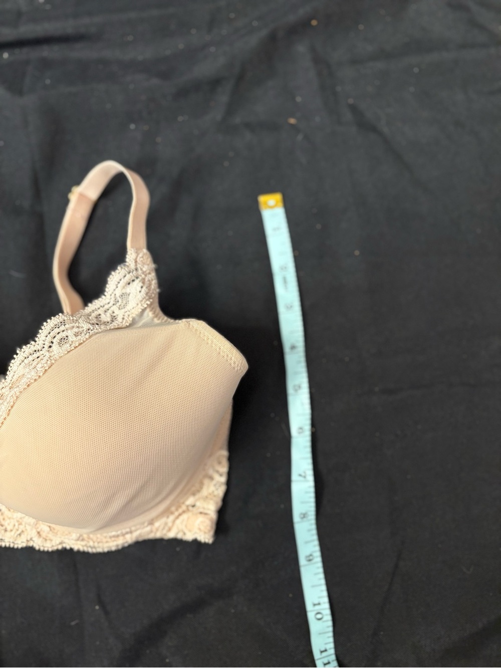 Natori Beige Lace-Trim Light Support T-Shirt Bra - Picture 4 of 6